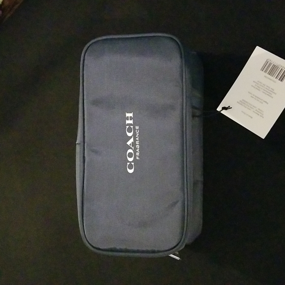 Coach Bags Coach Toiletry Bag Slate Blue Wsilver Accents Poshmark
